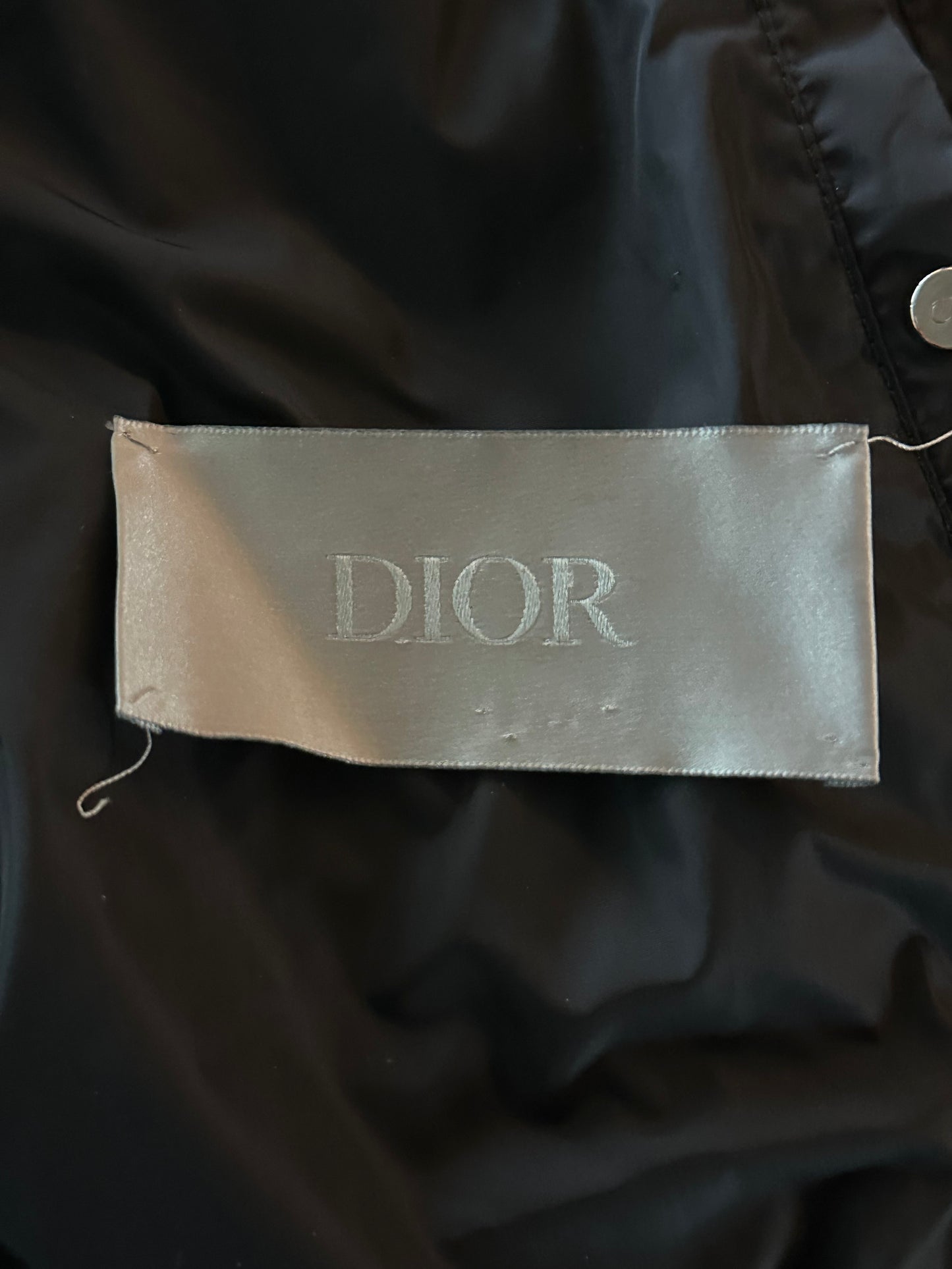 Dior Silver Oblique Puffer Jacket