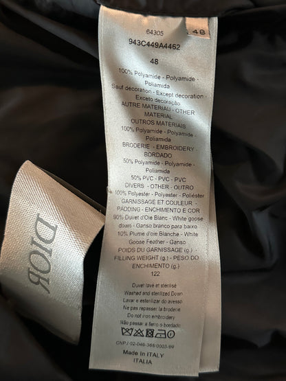 Dior Silver Oblique Puffer Jacket