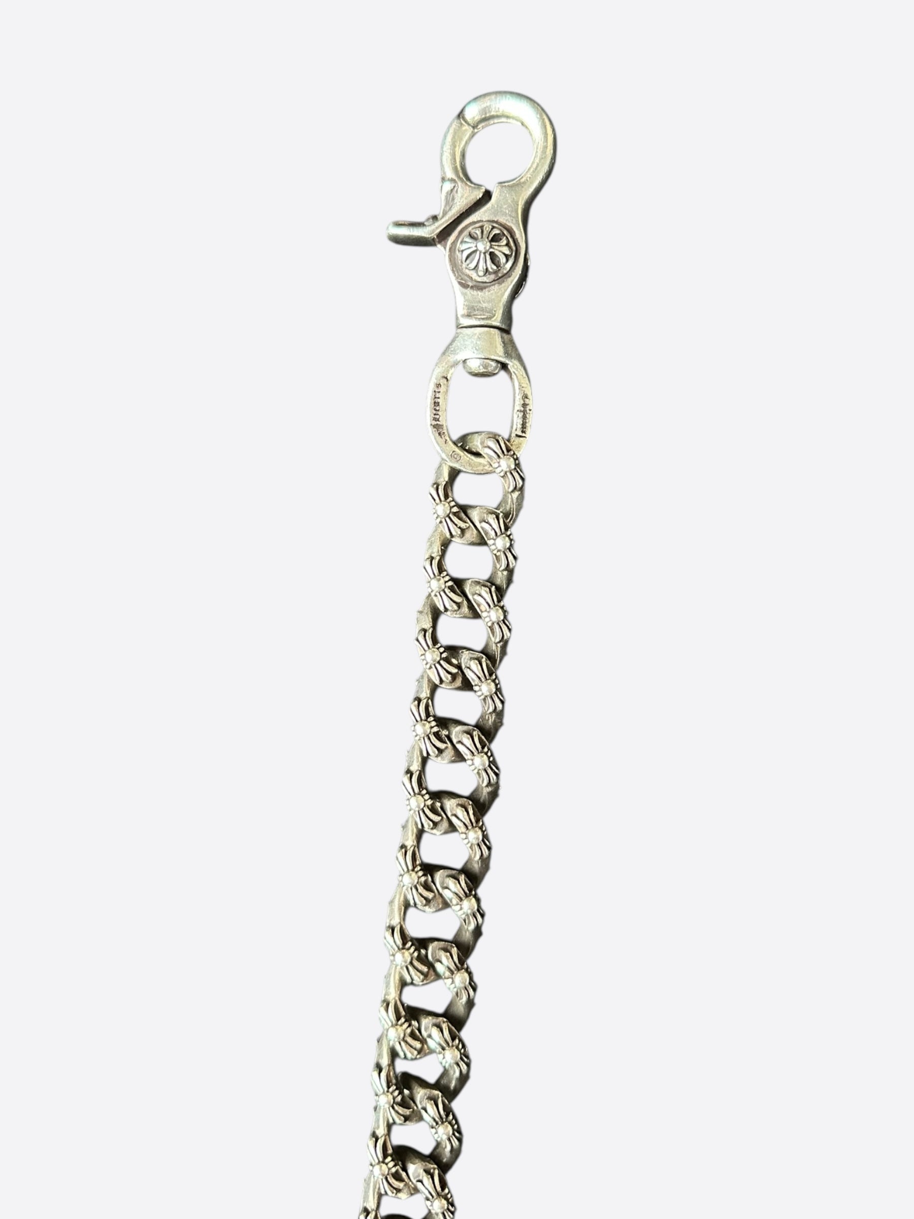CHROME HEARTS FANCYWALLETCHAIN クロムハーツ925 Chrome Hearts Silver Fancy Cuban Wallet Chain – Savonches