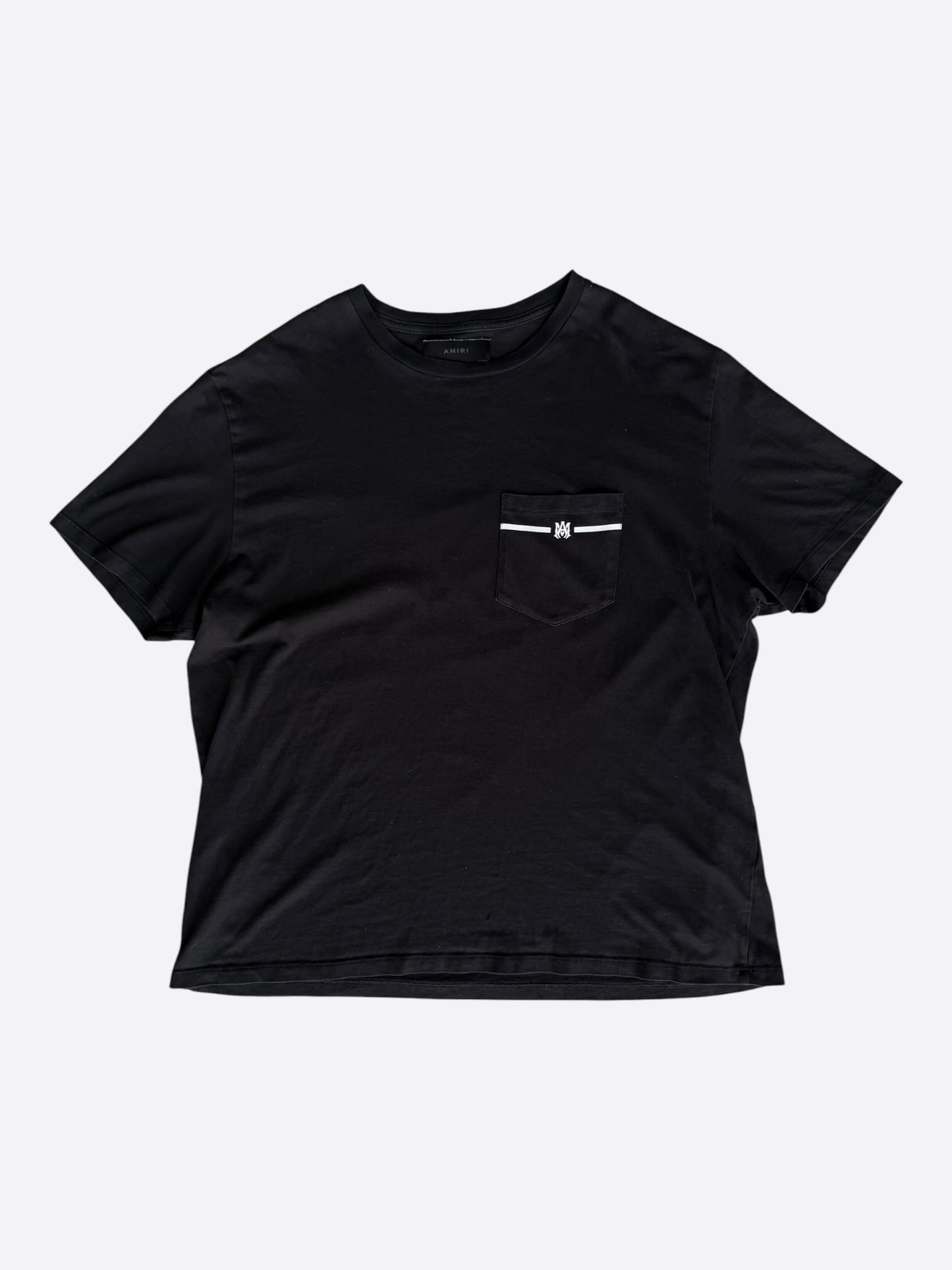 Amiri Black & White Mini MA Bar Logo T-Shirt