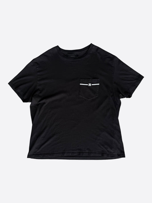 Amiri Black & White Mini MA Bar Logo T-Shirt