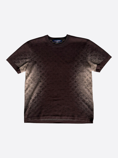 Louis Vuitton Brown Jacquard Monogram T-Shirt
