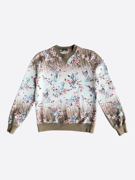 Dior Sorayama Brown Oblique Sweater