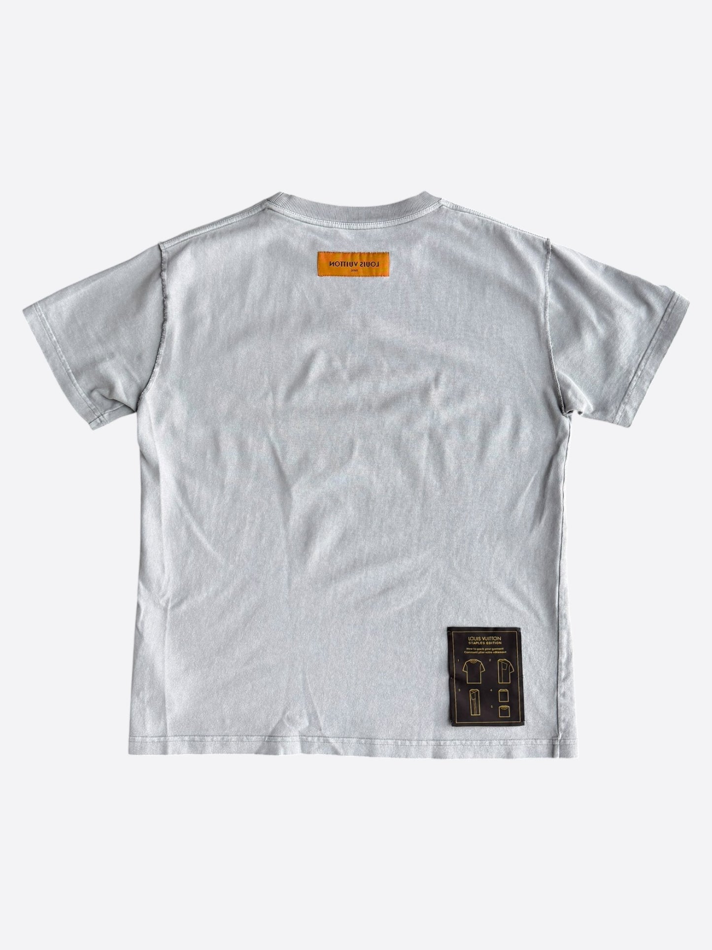 Louis Vuitton Light Grey Staples T-Shirt