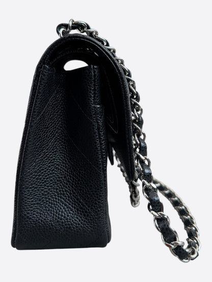 Chanel Black Caviar Quilted Medium Flap Bag