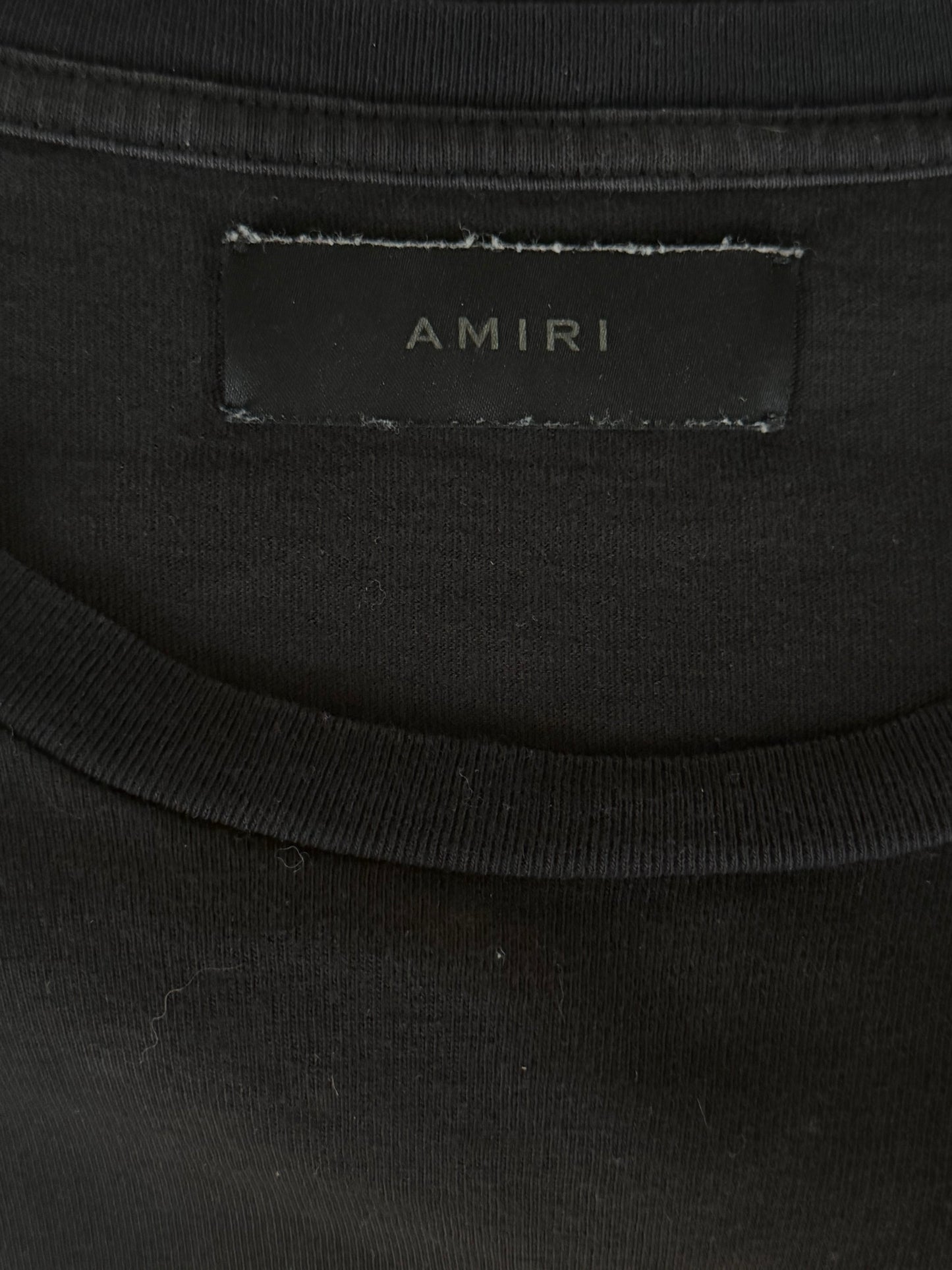 Amiri Black & White Mini MA Bar Logo T-Shirt