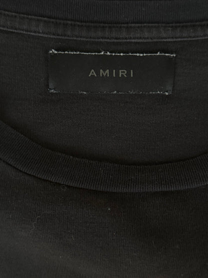 Amiri Black & White Mini MA Bar Logo T-Shirt