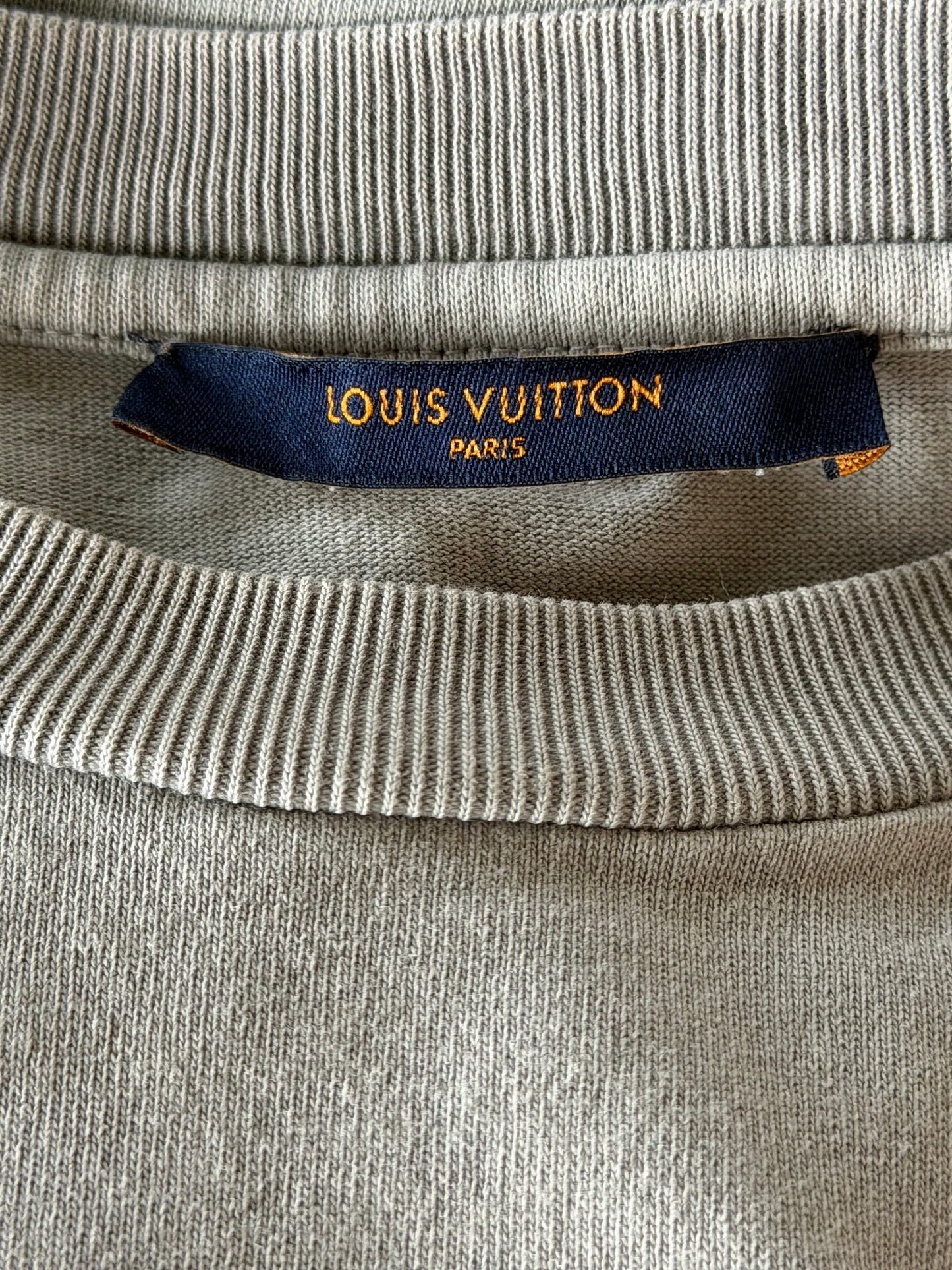 Louis Vuitton Light Grey Staples T-Shirt
