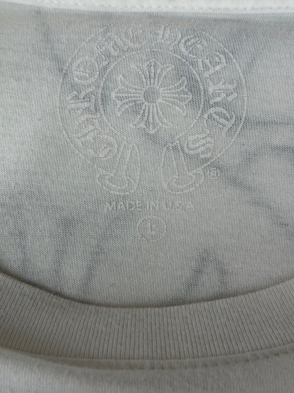 Chrome Hearts White & Multicolor Horseshoe Logo Longsleeve T-Shirt