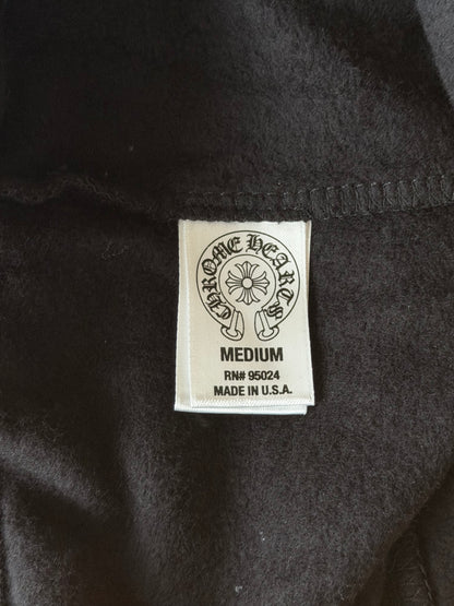 Chrome Hearts Black & White Cross Logo Women's Sweatpants