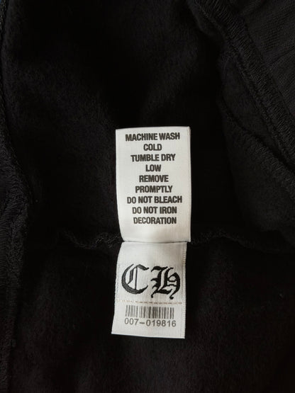 Chrome Hearts Black & White Cross Logo Women's Sweatpants