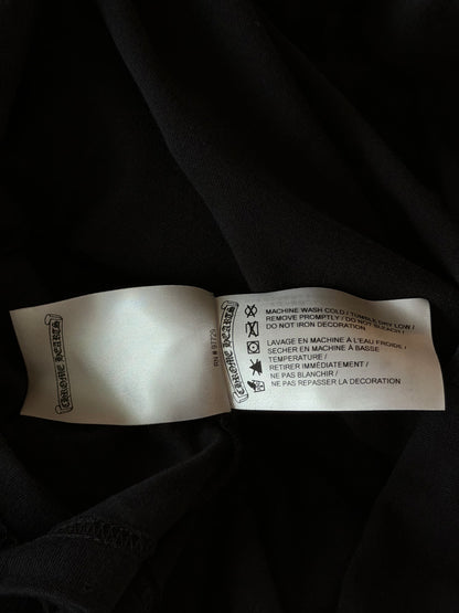 Chrome Hearts Black & Bronze Neck Logo T-Shirt