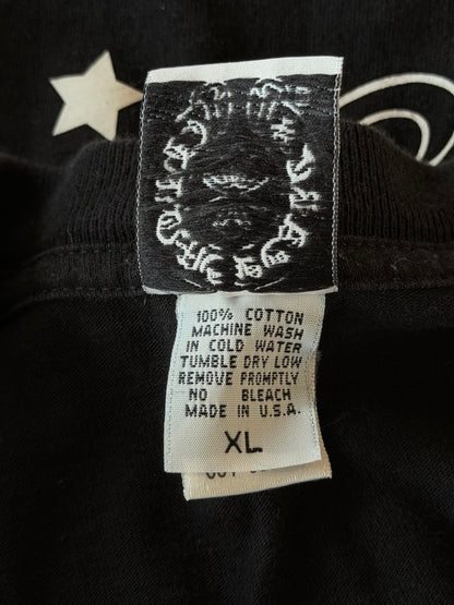Chrome Hearts Black & White Horseshoe Logo Longsleeve T-Shirt
