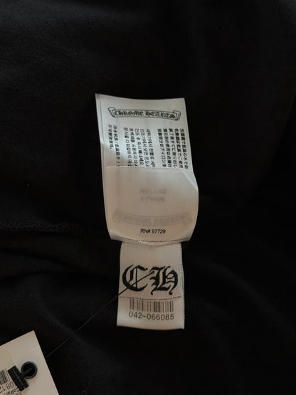 Chrome Hearts Black & Blue Neck Logo Longsleeve T-Shirt