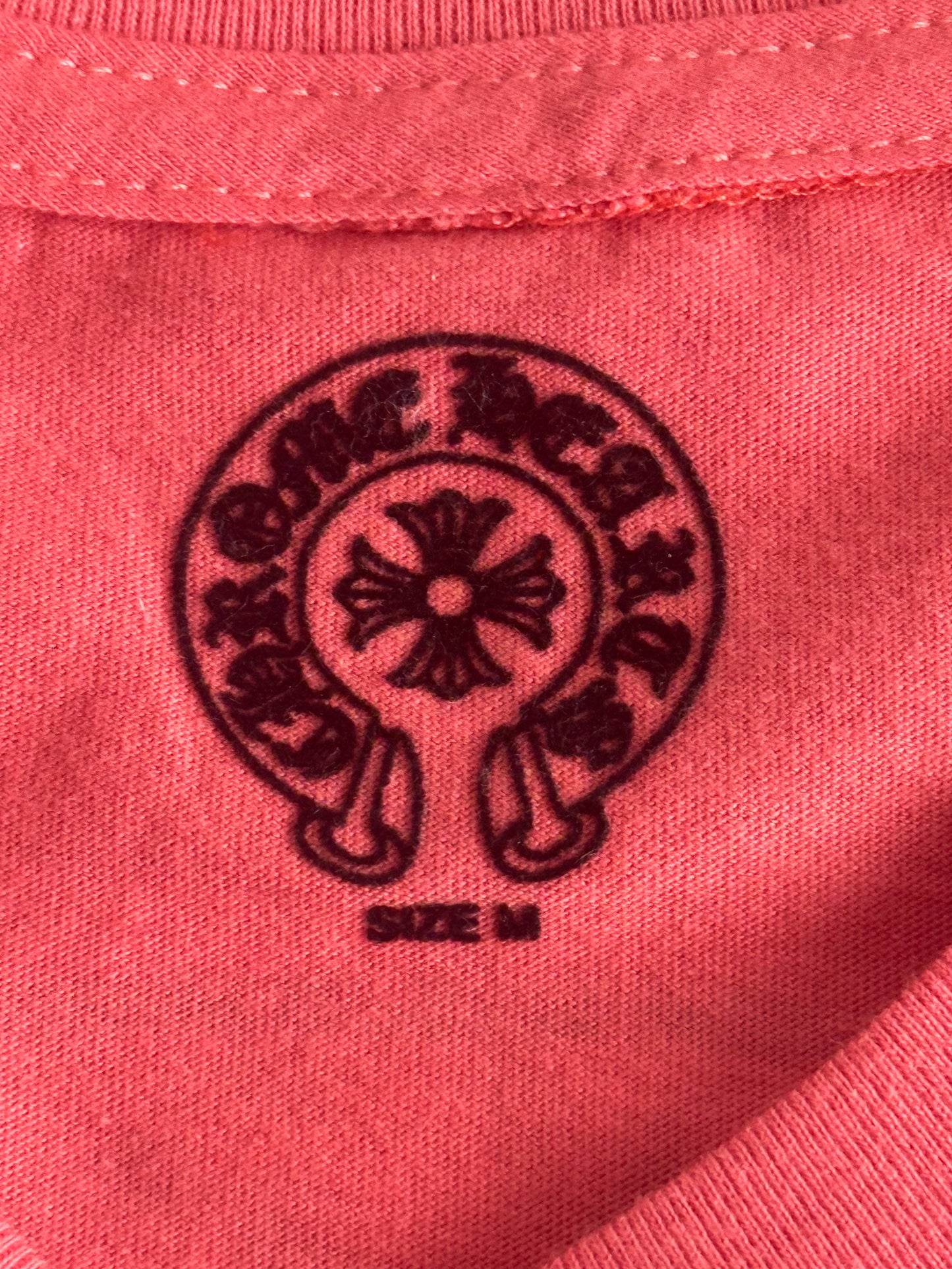 Chrome Hearts Red & Black Star Graphic Women's T-Shirt