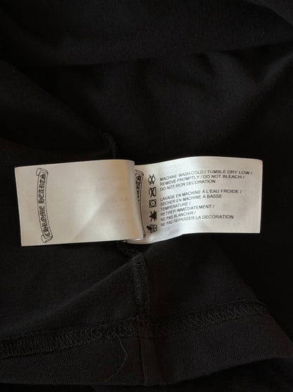 Chrome Hearts Black & Bronze Neck Logo Longsleeve T-Shirt