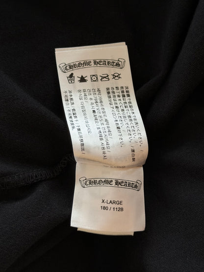 Chrome Hearts Black & Bronze Neck Logo Longsleeve T-Shirt
