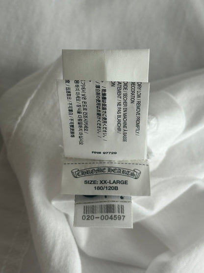 Chrome Hearts White & Black Cross Logo T-Shirt