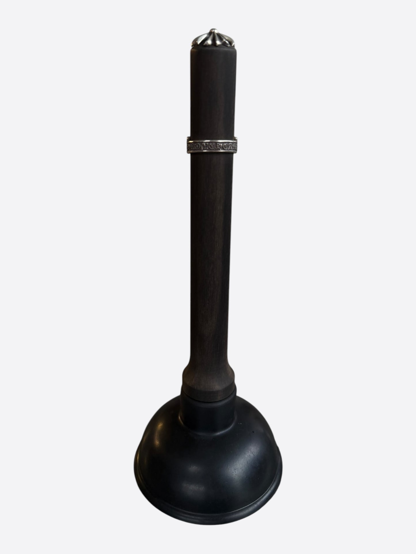 Chrome Hearts Ebony Wood & Silver Plunger