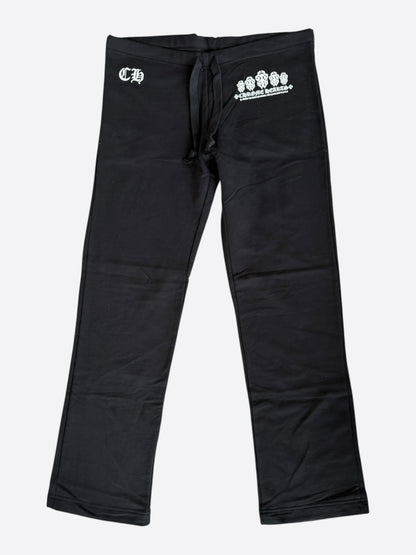 Chrome Hearts Black & White Dagger Logo Women's Sweatpants