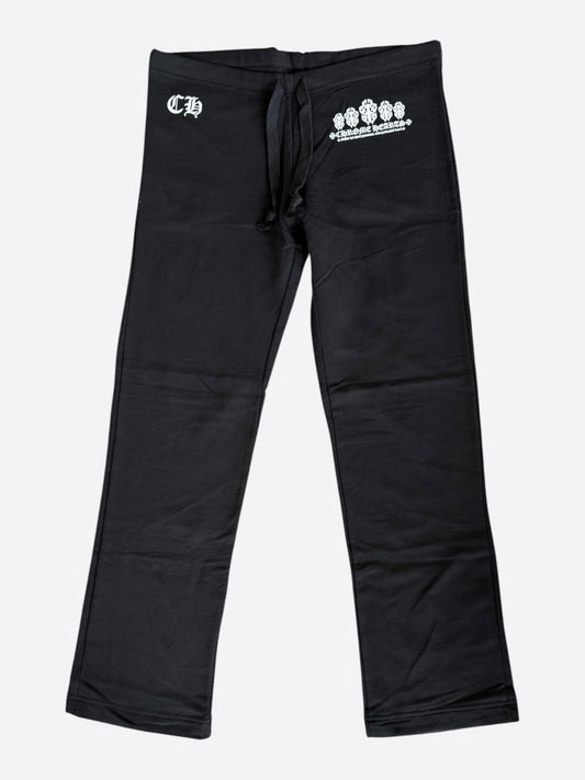 Chrome Hearts Black & White Dagger Logo Women's Sweatpants