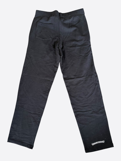 Chrome Hearts Black & White Cross Logo Women's Sweatpants