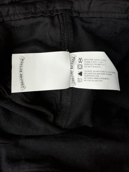 Chrome Hearts Black Herringbone Carpenter Pants