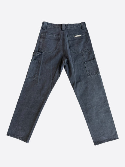 Chrome Hearts Black Herringbone Carpenter Pants