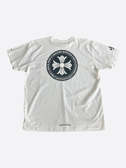 Chrome Hearts White & Black Cross Logo T-Shirt
