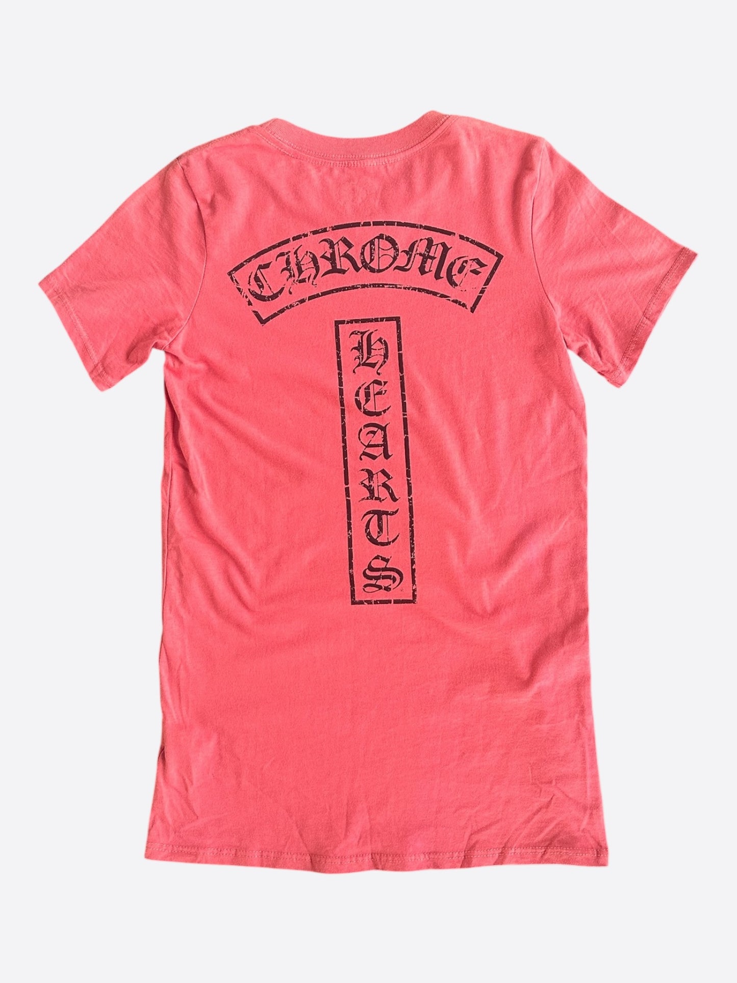Chrome Hearts Red & Black Star Graphic Women's T-Shirt