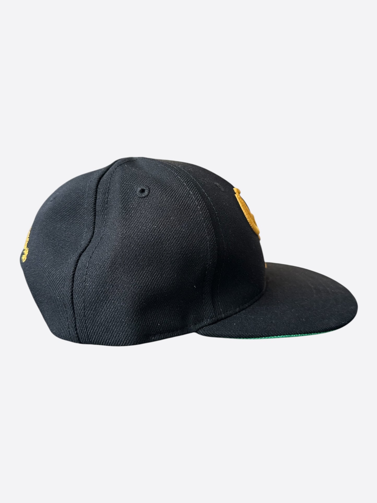 Chrome Hearts Black & Yellow CH Logo Hat