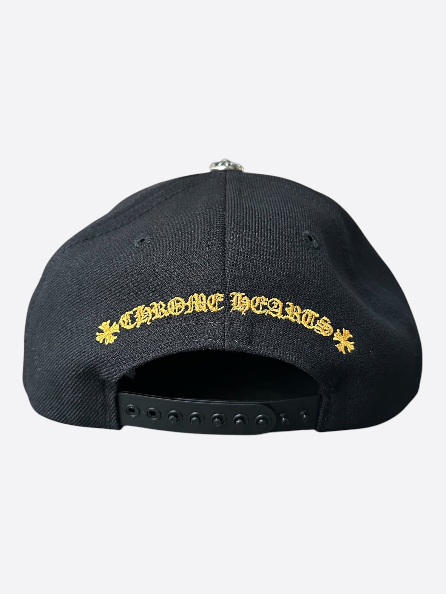 Chrome Hearts Black & Yellow CH Logo Hat
