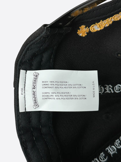 Chrome Hearts Black & Yellow CH Logo Hat