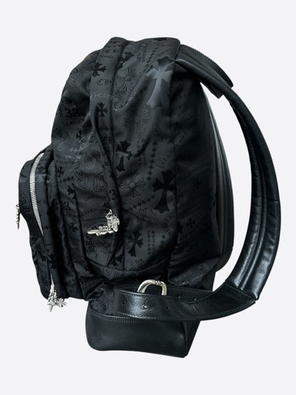 Chrome Hearts Black Stencil 7th Grade Nylon Backpack