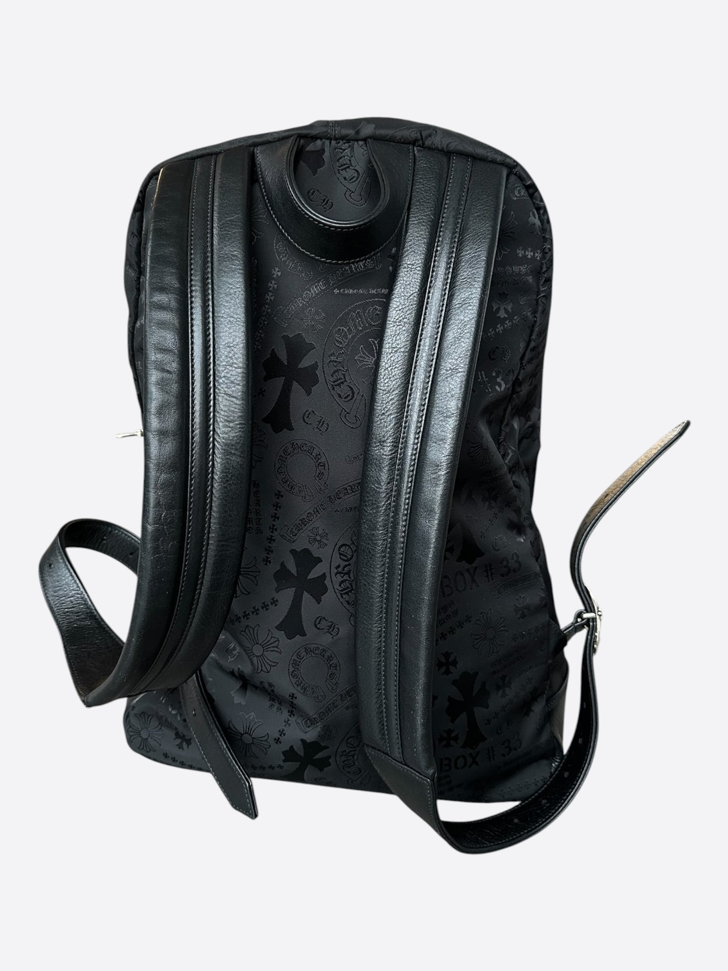 Chrome Hearts Black Stencil 7th Grade Nylon Backpack