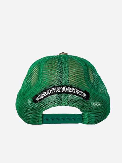 Chrome Hearts Matty Boy Green & Yellow Smiley Trucker Hat