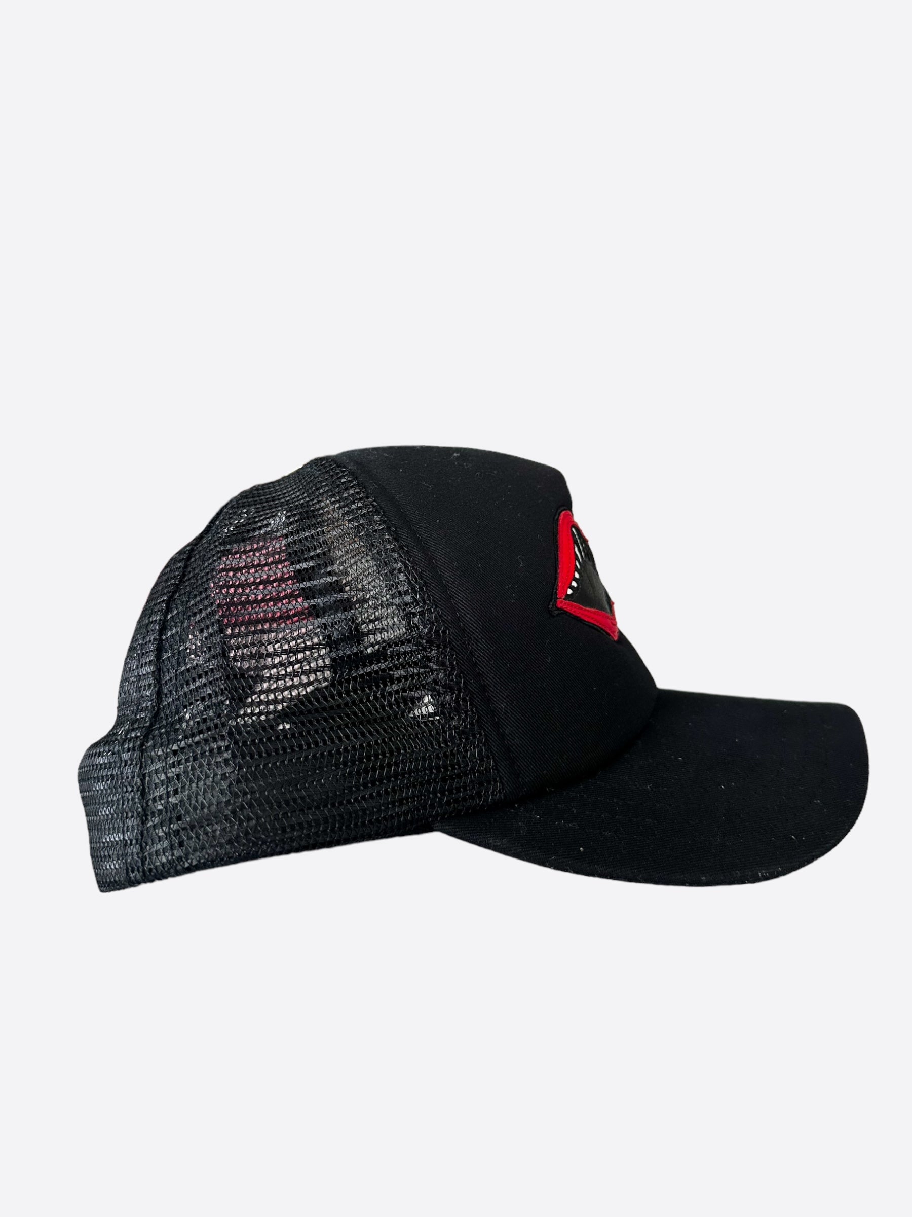 Chrome Hearts Matty Boy Black Chomper Trucker Hat – Savonches Chrome Hearts Matty Boy Black Chomper Trucker Hat – Savonches
