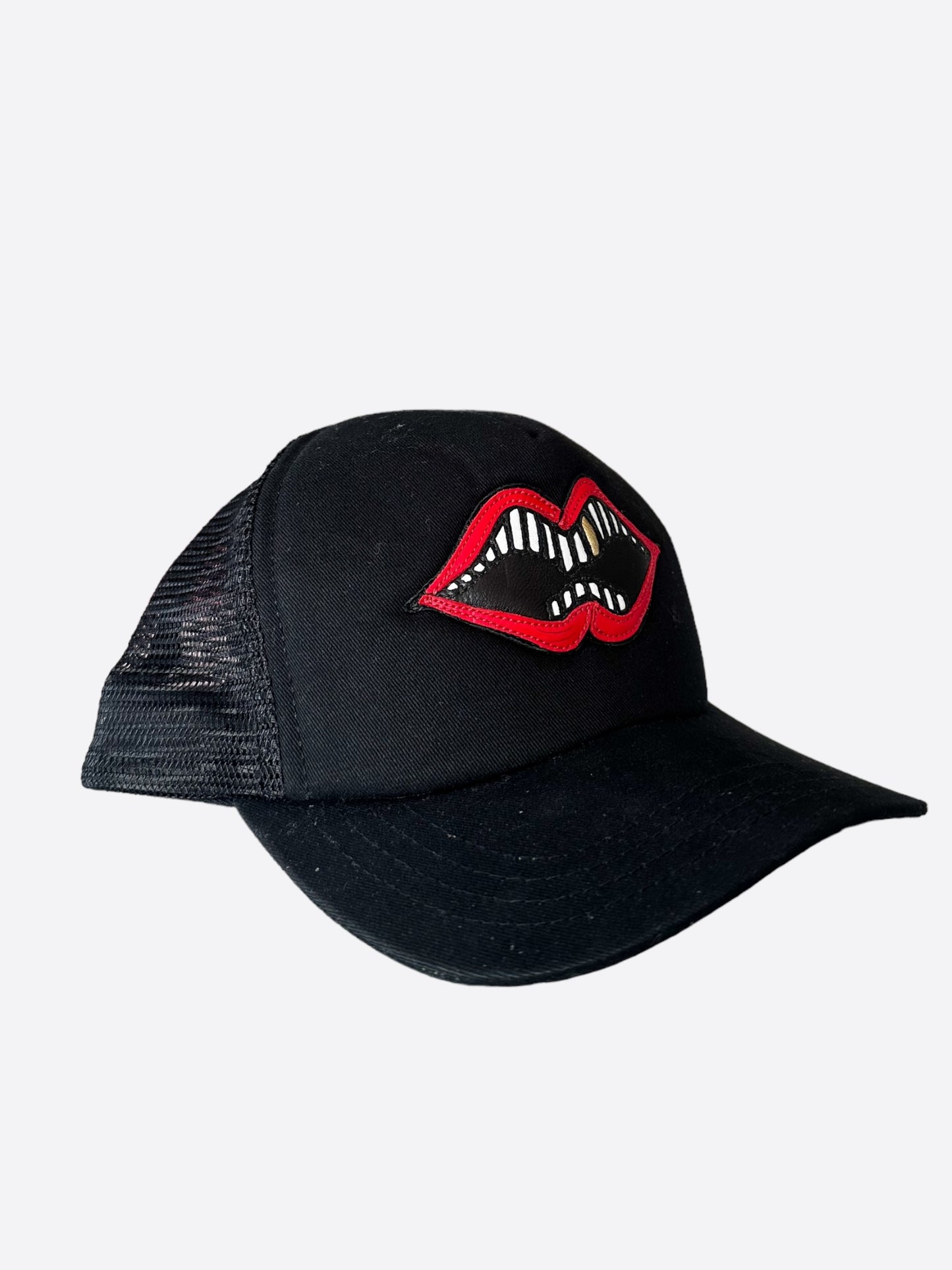 Chrome Hearts Matty Boy Black Chomper Trucker Hat