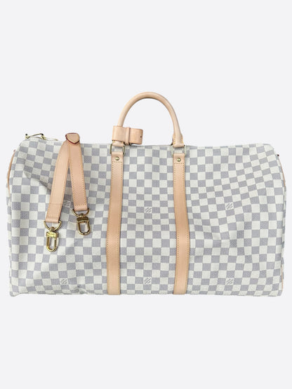 Louis Vuitton Damier Azur Keepall 55