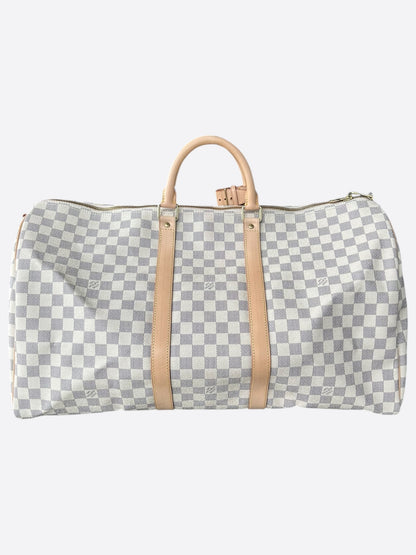 Louis Vuitton Damier Azur Keepall 55