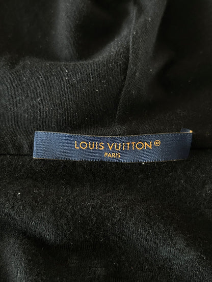 Louis Vuitton Black Monogram Towel Zip Up Hoodie
