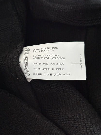 Chrome Hearts Black CH Logo Embroidered Sweatpants