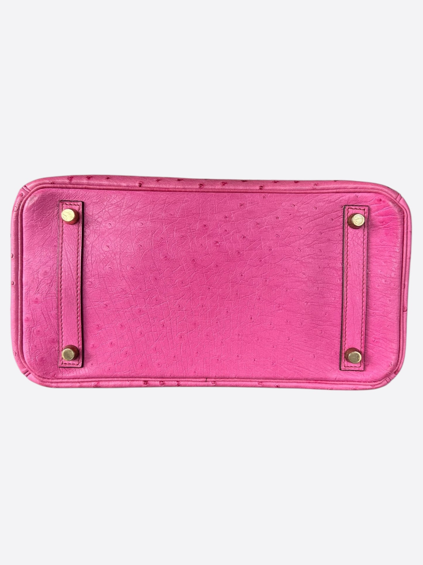 Hermes Pink Ostrich Birkin 30