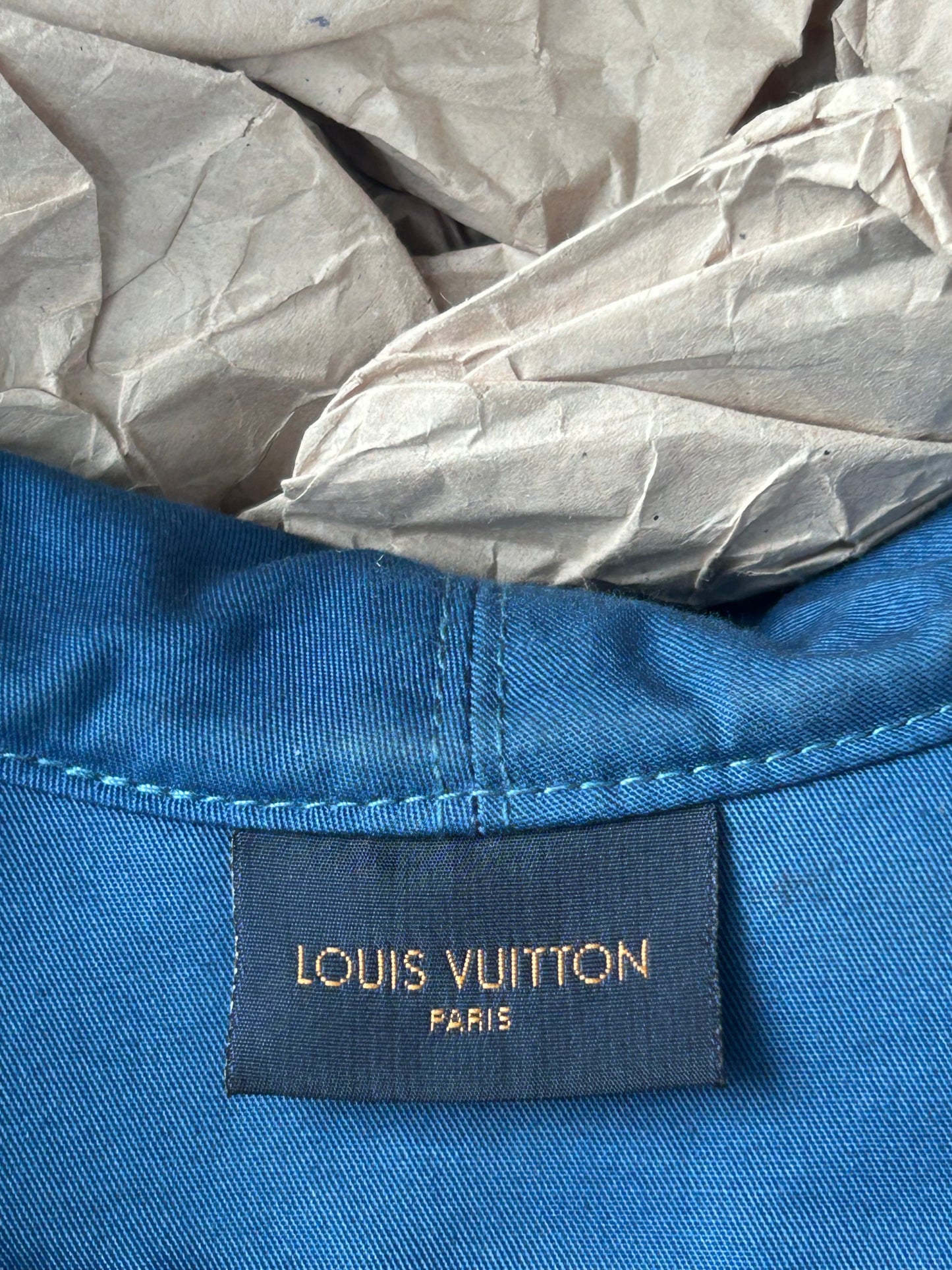 Louis Vuitton Blue Denim Monogram Bucket Hat
