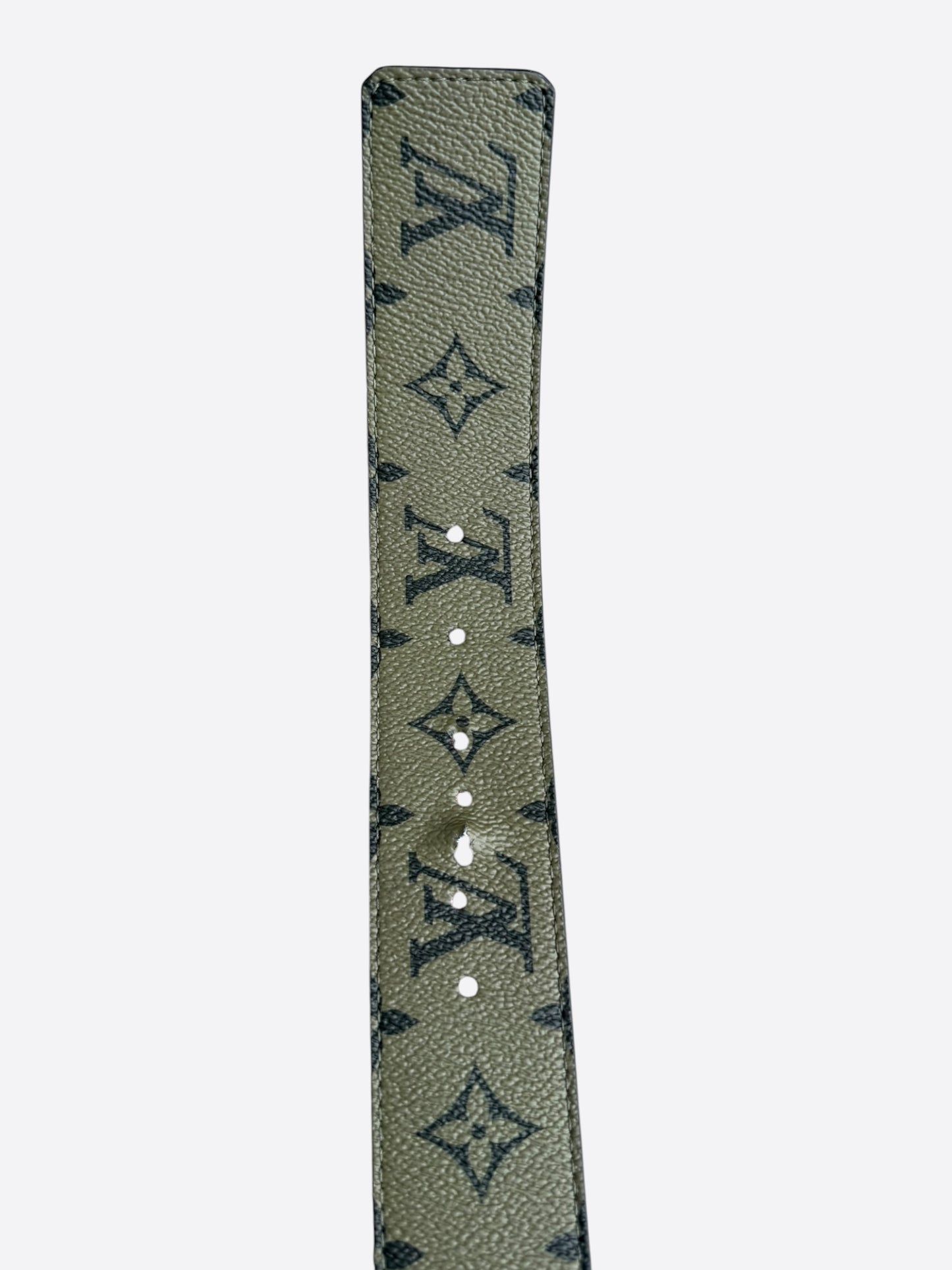 Louis Vuitton Red & Green Monogram Reversible Belt