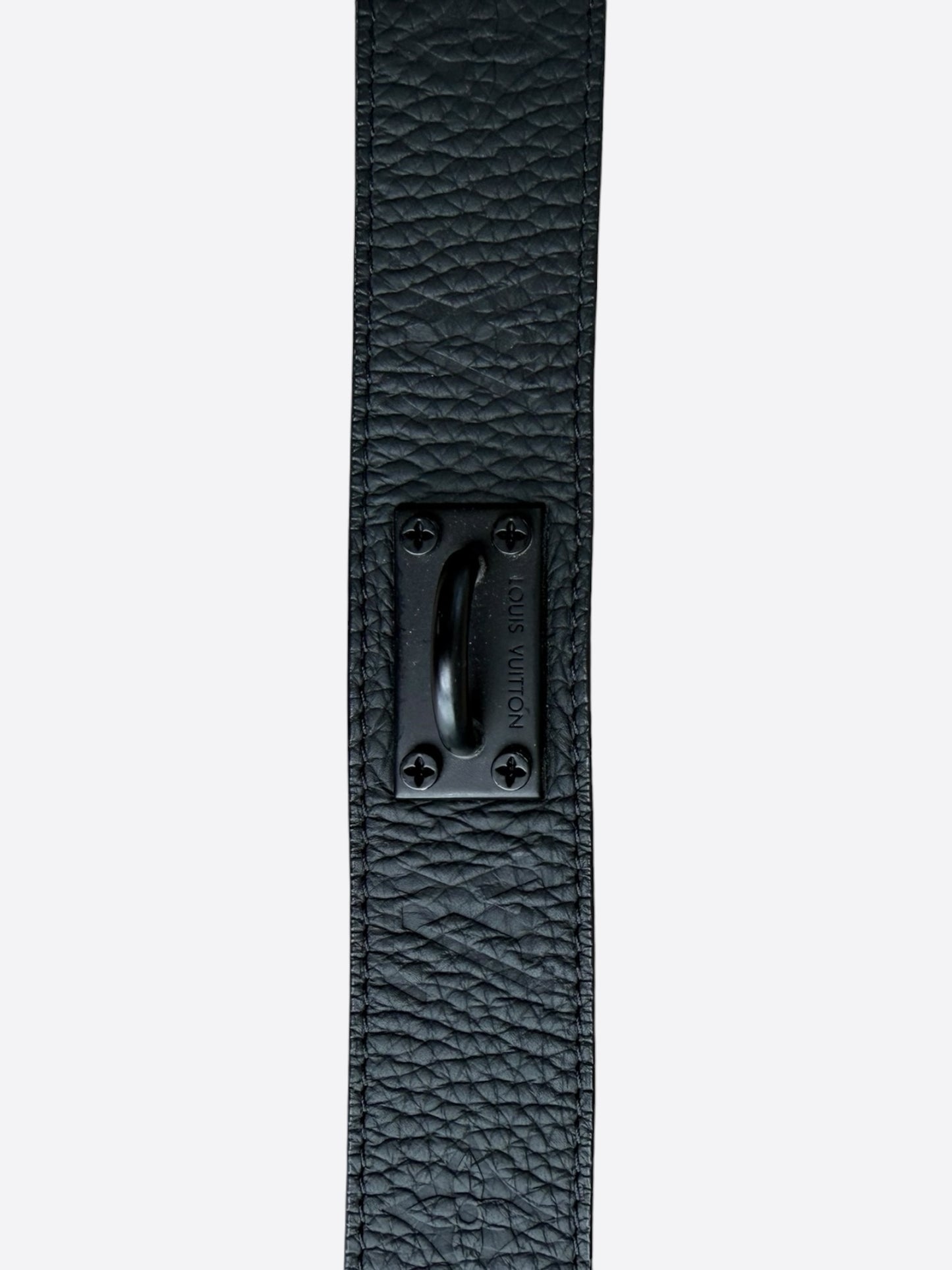 Louis Vuitton Black Monogram Leather Belt