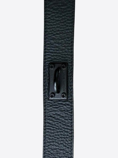 Louis Vuitton Black Monogram Leather Belt