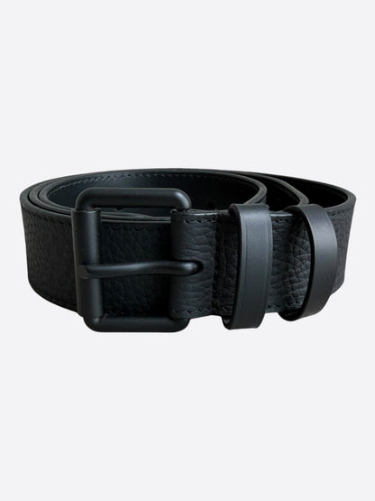 Louis Vuitton Black Monogram Leather Belt