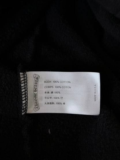Chrome Hearts Black Gradient Circle Logo Hoodie