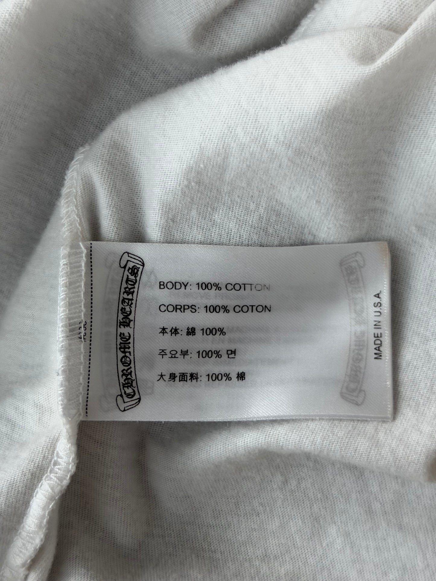 Chrome Hearts White & Purple Dagger Longsleeve T-Shirt